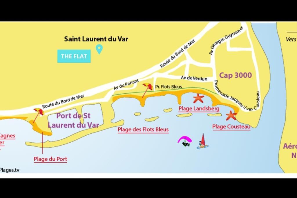 Lumineux, Tout Confort, Wifi & Terrace & Parking Saint-Laurent-du-Var Εξωτερικό φωτογραφία